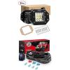 Nilight LED Work Light 2PCS 42W Flush Mount Light Bar Led Off Road Lights With 12V 5Pin Rocker Switch 16AWG Wiring Harness Kit-2 Lead, 2 Years Warranty