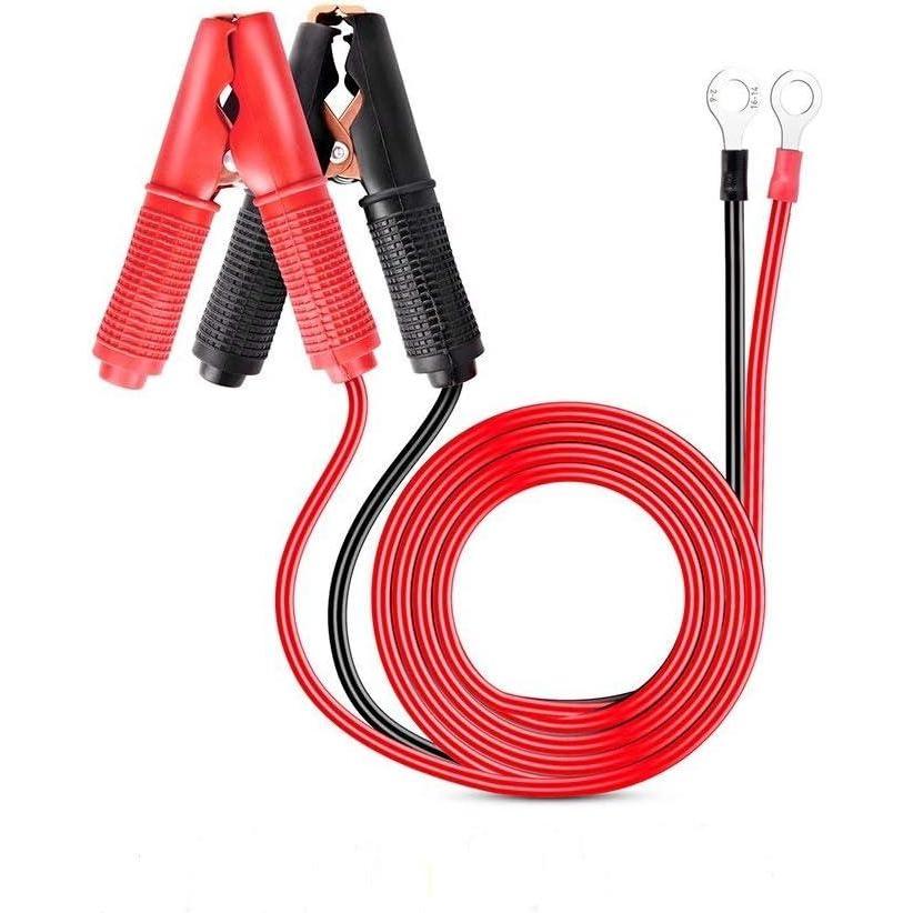 image:imageNilight GAACC01 2 Pcs 30A Alligator Clips Booster Jumper Cable for Car Battery Charging Charger 6 mm Copper Terminal