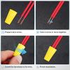 Nilight 120PCS Yellow Wire Connectors Kit 16-14 AWG Electric Wire Caps Insulating Insert Twist Electrical Wire Terminal with Spring for Connect Electrical Wiring Automotive Car Truck Boats Marine(120PCS 16-14# Wire Caps)