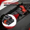 Nilight 14AWG 18AWG LED Light Bar Wiring Harness Kit with Pulse Power Plug Connector 12V On Off 5Pin Rocker Switch Relay Fuse for Polaris RZR General Ranger Pulse Bus bar – 3 Leads Blue(14# LED Light Bar-1 Lead)