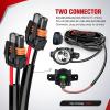 Nilight 16AWG Heavy Duty Wiring Harness Kit – 12V 5PIN Rocker Switch Relay Blade Fuse Socket Connector – Compatible with 9005 9006 9140 9145 HB3 H10 Fog Light Bulbs(H11 Fog Light Wiring Harness)