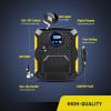 Nilight 50028R Black/Yellow 12V DC 150 PSI Air Compressor Pump Portable Digital Auto Tire Car, Truck, Bicycle, RV and Other Inflatables, 2 Years Warran