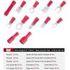 Nilight 540 PCS Electrical Connectors, Insulated Wire Terminals,Wire Connectors Spade Bullet Ring Connector Solderless Crimp Terminals Kit with 12 Size Assortment Terminal Set,2 Years Warranty