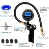 Nilight Digital Tire Pressure Gauge Medium 250 PSI Air Chuck and Compressor Accessories Heavy Duty with Rubber Hose and Quick Connect Coupler for 0.1 Display Resolution