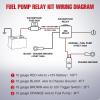 Nilight Electric Fuel Pump Relay Kit Wiring Harness 40 AMP Relay Heavy Duty 10 Gauge Cables w/30 AMP Blade Fuse 12V System for Trucks Cars RVs Marine Boats Trailers(Fuel Pump Relay Kit)