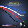 Nilight Electric Fuel Pump Relay Kit Wiring Harness 40 AMP Relay Heavy Duty 10 Gauge Cables w/30 AMP Blade Fuse 12V System for Trucks Cars RVs Marine Boats Trailers(Fuse Relay 5 Pack)