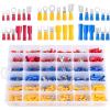 Nilight 540 PCS Electrical Connectors, Insulated Wire Terminals,Wire Connectors Spade Bullet Ring Connector Solderless Crimp Terminals Kit with 12 Size Assortment Terminal Set,2 Years Warranty