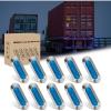 Nilight 10PCS Blue Oval Side Marker Lights 4 LED 3.7 Inch Clearance Lamp IP68 Waterproof DC 12-24V with Chrome Bezel Universal for Car Auto Truck Bus Trailer Boat Deck