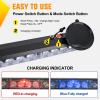 Nilight 12LED Wireless Emergency Strobe Light Red White Blue 14” Magnetic Mount Mini Light Bar 12V Rooftop Powered Hazard Warning Flashing Lights for Car Truck Trailer Snow Plow Construction Vehicles(Red White Blue)