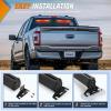 Nilight 162 LED Traffic Advisor Strobe Light Bar 2-in-1 Purple White Emergency Warning Hazard Lights with Controller 4 Switchable Color 36 Flash Pattern for Trucks Cars Tow Plow Construction Vehicles(Amber Red)