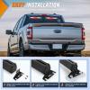 Nilight 162 LED Traffic Advisor Strobe Light Bar 2-in-1 Purple White Emergency Warning Hazard Lights with Controller 4 Switchable Color 36 Flash Pattern for Trucks Cars Tow Plow Construction Vehicles(Red White)