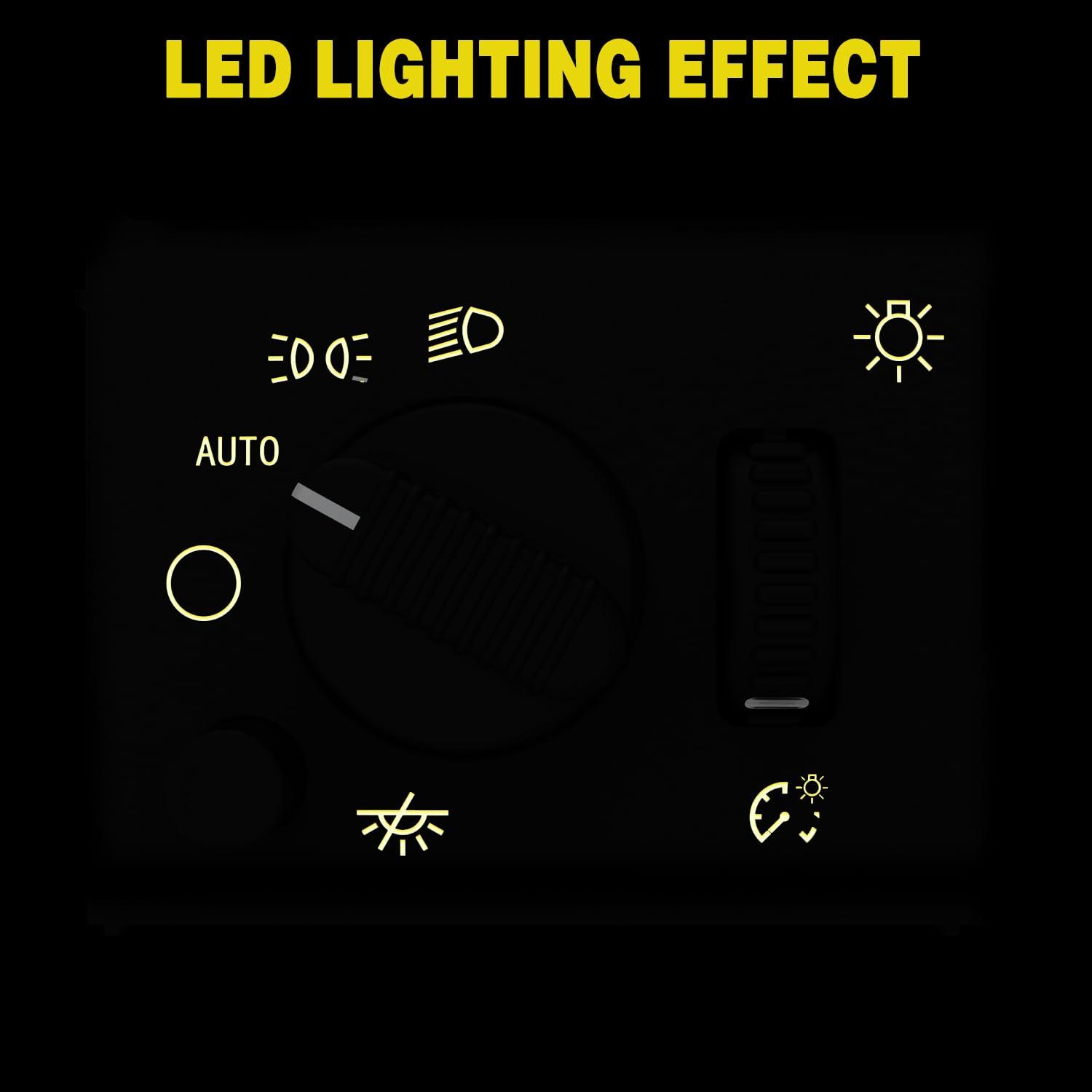 image:imageNilight Headlight Dimmer Switch Compatible with 1999 2000 2001 2002 Suburban Tahoe GMC Sierra 1500 2500 Chevy Silverado 3500 with Yellowish LED LightChevyGMCCadillac 20032006
