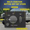 Nilight Headlight Dimmer Switch Compatible with 1999 2000 2001 2002 Suburban Tahoe GMC Sierra 1500 2500 Chevy Silverado 3500 with Yellowish LED Light(Chevy/GMC 1999-2002)