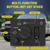 Nilight Headlight Dimmer Switch Compatible with 1999 2000 2001 2002 Suburban Tahoe GMC Sierra 1500 2500 Chevy Silverado 3500 with Yellowish LED Light(Chevy/GMC/Cadillac 2003-2006)
