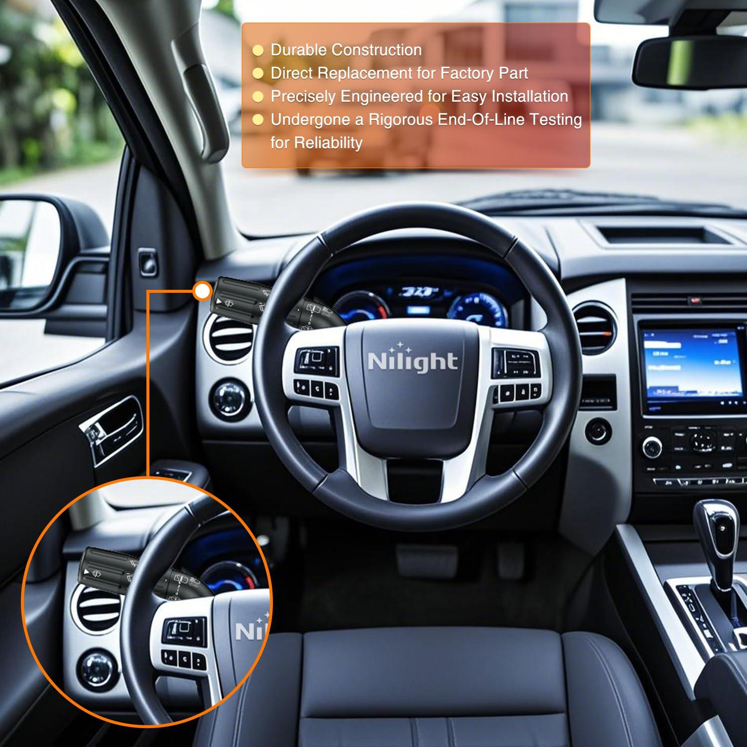 image:imageNilight Turn Signal Switch Compatible for Ford 2015 2016 2017 2018 2019 2020 F150 20172022 F250 F350 F450 F550 Super Duty 20212023 F650 F750 Windshield Wiper Combination Blinker20072014 Ford Expedition Lincoln Navigator
