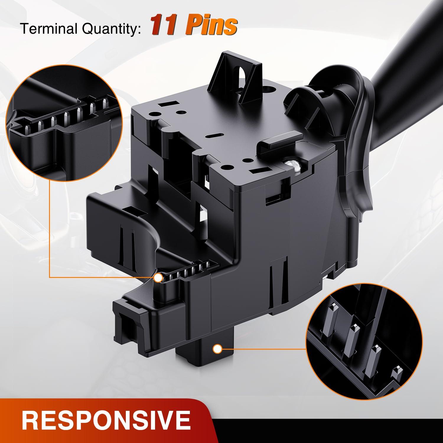 image:imageNilight Turn Signal Switch Compatible with 2002 2003 2004 2005 2006 2007 2008 2009 Dodge Ram 20042009 Durango 20052010 Dakota 20072009 Aspen 20062009 Raider Blinker Lever Switch 2 Year Warranty20072017 Jeep Dodge Chrysler