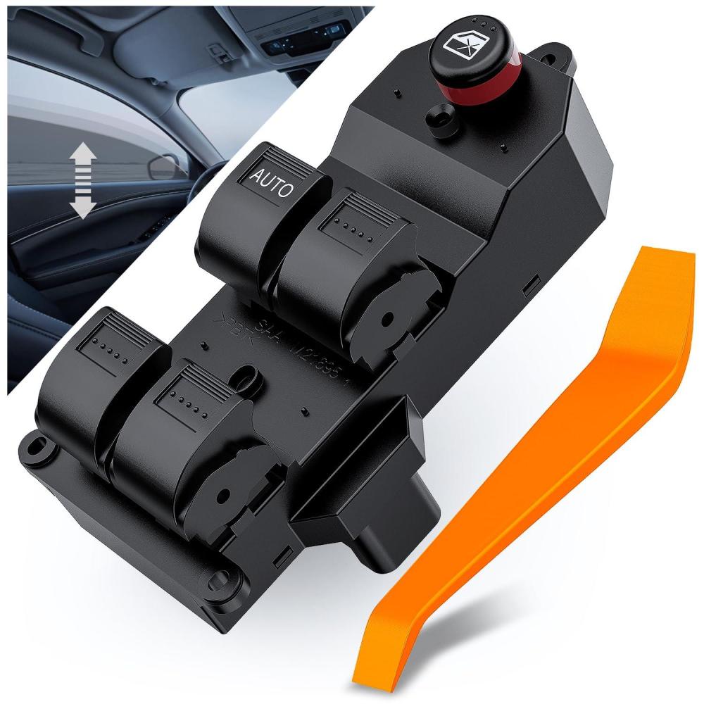 image:imageNilight Power Master Window Switch Compatible with 2001 2002 2003 2004 2005 Honda Civic 20022006 Honda CRV Sport Utility Front Left Driver Side Replacement Button Windows Switches SetHonda CivicCRV 20012006