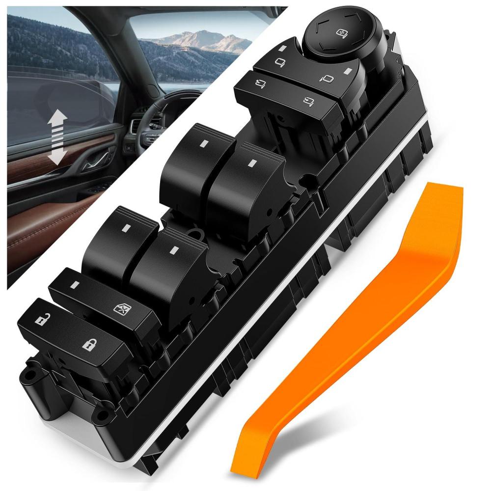 image:imageNilight Power Master Window Switch Compatible with 2001 2002 2003 2004 2005 Honda Civic 20022006 Honda CRV Sport Utility Front Left Driver Side Replacement Button Windows Switches SetChevroletGMC 20072013