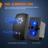Nilight LED Light Bar Rocker Switch Holder Panel Switch Holder Housing Kit ABS Plastic Black Automotive Mount Toggle Switch Housing,1PCS Switch Panel (90011A)(A/C)