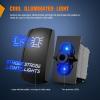 Nilight Light Rocker Switch Led Bar 5 Pin Laser On Off SPST Switches 20A/12V 10A/24V Blue with Jumper Wires Set for Cars Trucks Boats ATVs UTVs RVs(STROBE LIGHTS)