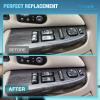 Nilight Power Master Window Switch Compatible with 2001 2002 2003 2004 2005 Honda Civic 2002-2006 Honda CR-V Sport Utility Front Left Driver Side Replacement Button Windows Switches Set(Silverado&Sierra 1999-2002)