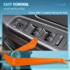 Nilight Power Master Window Switch Compatible with 2001 2002 2003 2004 2005 Honda Civic 2002-2006 Honda CR-V Sport Utility Front Left Driver Side Replacement Button Windows Switches Set(Silverado&Sierra 2007-2013)
