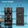 Nilight Power Master Window Switch Compatible with 2001 2002 2003 2004 2005 Honda Civic 2002-2006 Honda CR-V Sport Utility Front Left Driver Side Replacement Button Windows Switches Set(Ford F-150&Lincoln 2004-2008)