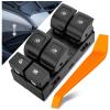 Nilight Power Master Window Switch Compatible with 2001 2002 2003 2004 2005 Honda Civic 2002-2006 Honda CR-V Sport Utility Front Left Driver Side Replacement Button Windows Switches Set(Chevrolet Silverado & GMC Sierra 2014-2019)