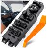 Nilight Power Master Window Switch Compatible with 2001 2002 2003 2004 2005 Honda Civic 2002-2006 Honda CR-V Sport Utility Front Left Driver Side Replacement Button Windows Switches Set(Jeep Cherokee 1997-2001)