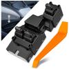 Nilight Power Master Window Switch Compatible with 2001 2002 2003 2004 2005 Honda Civic 2002-2006 Honda CR-V Sport Utility Front Left Driver Side Replacement Button Windows Switches Set(Dodge Dakota&Ram 1999-2000)