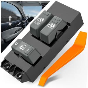 Nilight Power Master Window Switch Compatible with 2001 2002 2003 2004 2005 Honda Civic 2002-2006 Honda CR-V Sport Utility Front Left Driver Side Replacement Button Windows Switches Set(Silverado&Sierra 1999-2002)