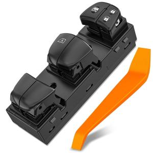Nilight Power Master Window Switch Compatible with 2001 2002 2003 2004 2005 Honda Civic 2002-2006 Honda CR-V Sport Utility Front Left Driver Side Replacement Button Windows Switches Set(Nissan Altima&Rogue 2014-2017)
