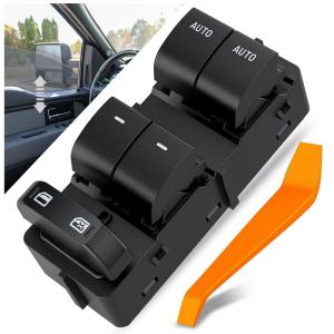 Nilight Power Master Window Switch Compatible with 2001 2002 2003 2004 2005 Honda Civic 2002-2006 Honda CR-V Sport Utility Front Left Driver Side Replacement Button Windows Switches Set(Ford F-150 2011-2014)