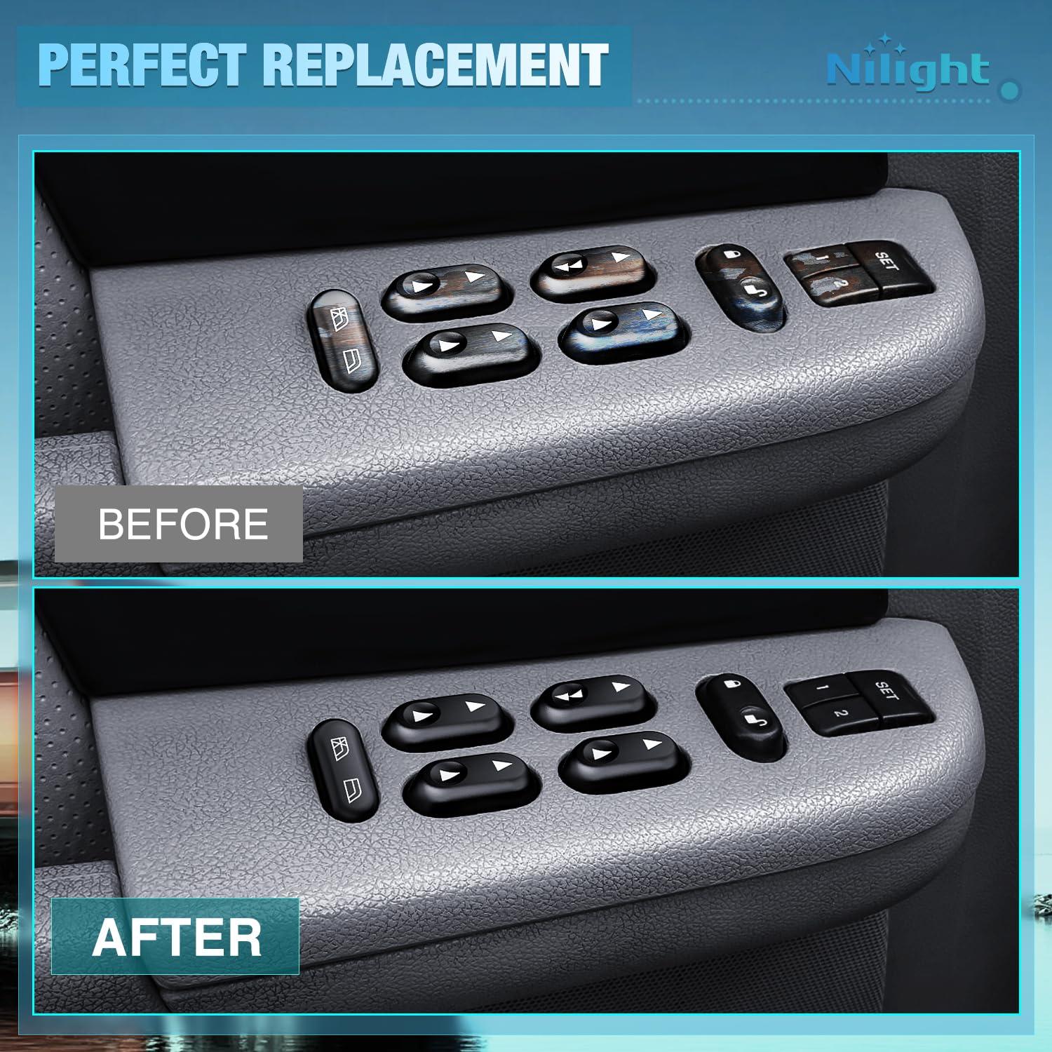 image:imageNilight Master Power Window Switch Compatible for 2013 2014 2015 2016 Dodge Dart Jeep Cherokee Chrysler 200 Front Left Driver Side Windows Control SwitchesFord F150Lincoln 20042008