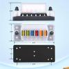 Nilight 12V/24V Camping Electrical System Centre Battery Power Control Box Fuse Block Switches Cigar Socket Voltmeter USB Charger Anderson Connector Ideal for RV Car Canopy Caravan Camper Trailer Van(6 Way Fuse Block)
