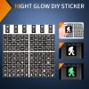 Nilight 249PCS Night Glow Sticker for Rocker Switch Panel DIY Luminous Pattern Text Label in The Dark Toggle for Dashboard Boat RV Car Truck Vehicle