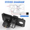 Nilight Golf Cart Key Switch Console Panel 9V-48V DC with Forward Reverse Rocker Switch 4.8A Dual USB Quick Charger LED Digital Voltmeter for EZGO TXT PDS Golf Cart, 2 Years Warranty