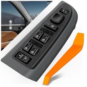 Nilight Master Power Window Switch Compatible for 2013 2014 2015 2016 Dodge Dart Jeep Cherokee Chrysler 200 Front Left Driver Side Windows Control Switches(Cadillac&Chevrolet&GMC 2003-2006 w/Bezel)