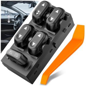 Nilight Master Power Window Switch Compatible for 2013 2014 2015 2016 Dodge Dart Jeep Cherokee Chrysler 200 Front Left Driver Side Windows Control Switches(Ford F-150&Lincoln 2004-2008)