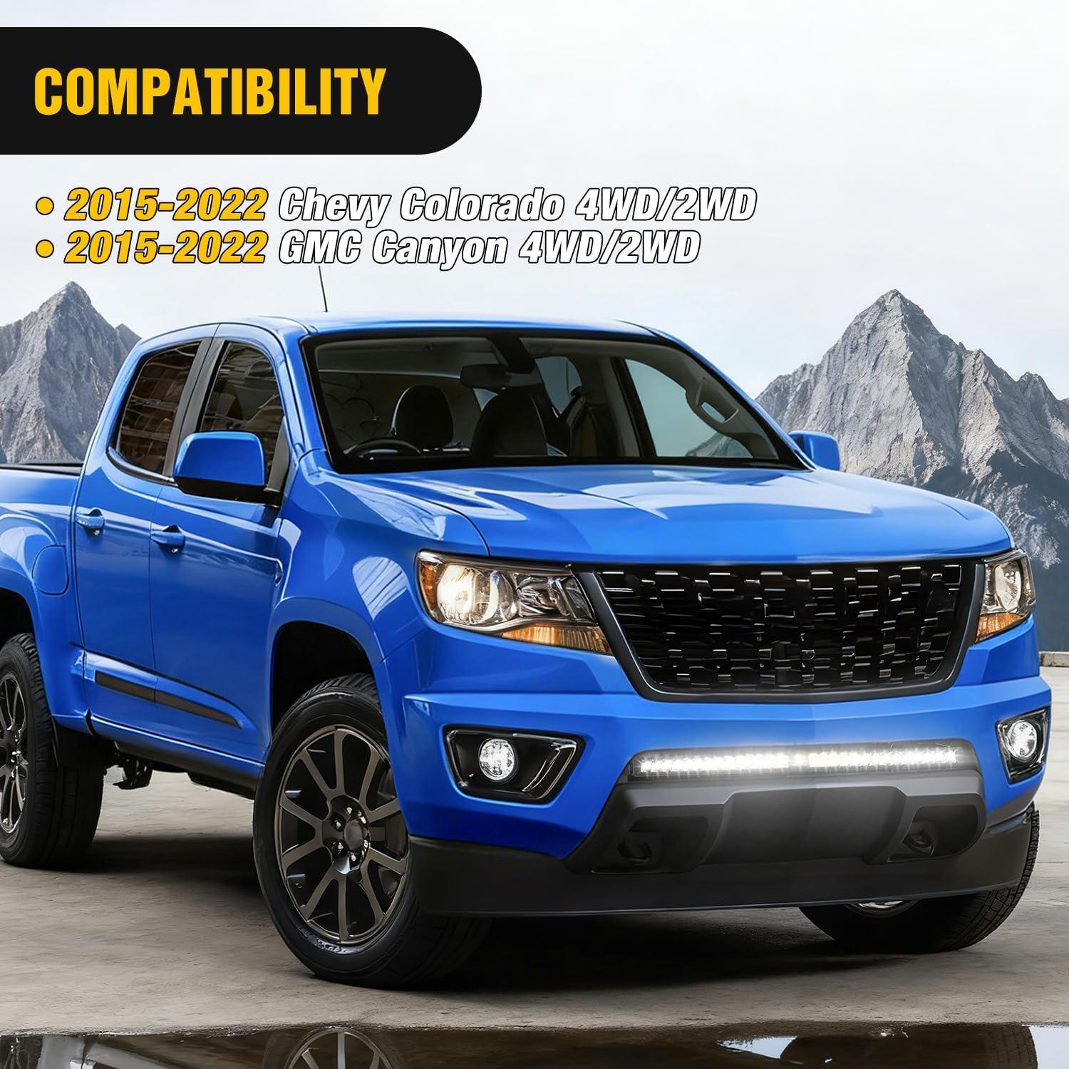 image:imageNilight Front Lower Hidden Bumper Mounting Brackets for 32inch Single Row LED Light Bar Compatible with 20152022 Chevy Colorado 4WD2WD 20152022 GMC Canyon 4WD2WDHidden Bumper BracketSilverado Canyon 20152022