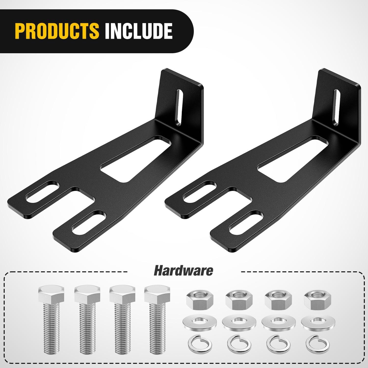 image:imageNilight Front Lower Hidden Bumper Mounting Brackets for 32inch Single Row LED Light Bar Compatible with 20152022 Chevy Colorado 4WD2WD 20152022 GMC Canyon 4WD2WDHidden Bumper BracketDodge Ram 20092018