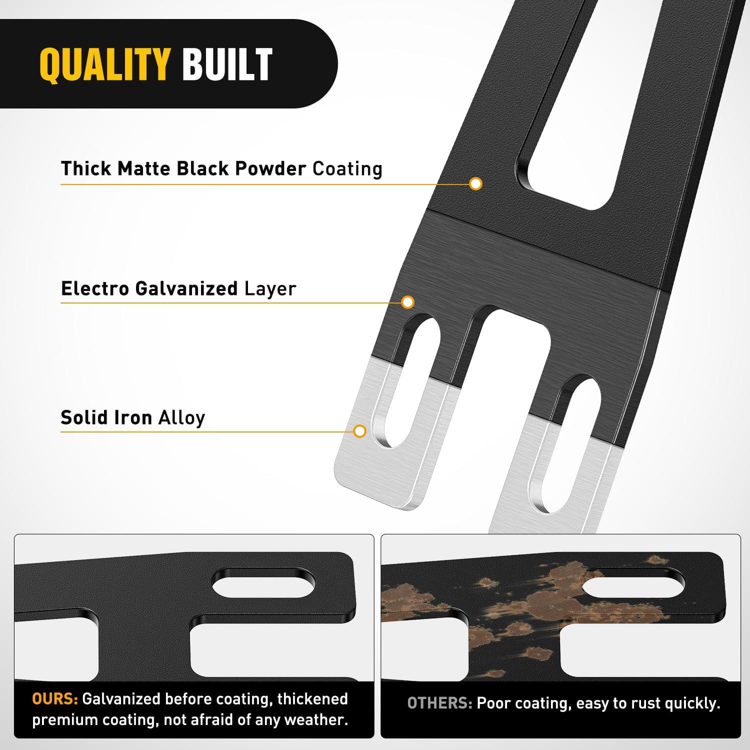 image:imageNilight Front Lower Hidden Bumper Mounting Brackets for 32inch Single Row LED Light Bar Compatible with 20152022 Chevy Colorado 4WD2WD 20152022 GMC Canyon 4WD2WDHidden Bumper BracketDodge Ram 20092018