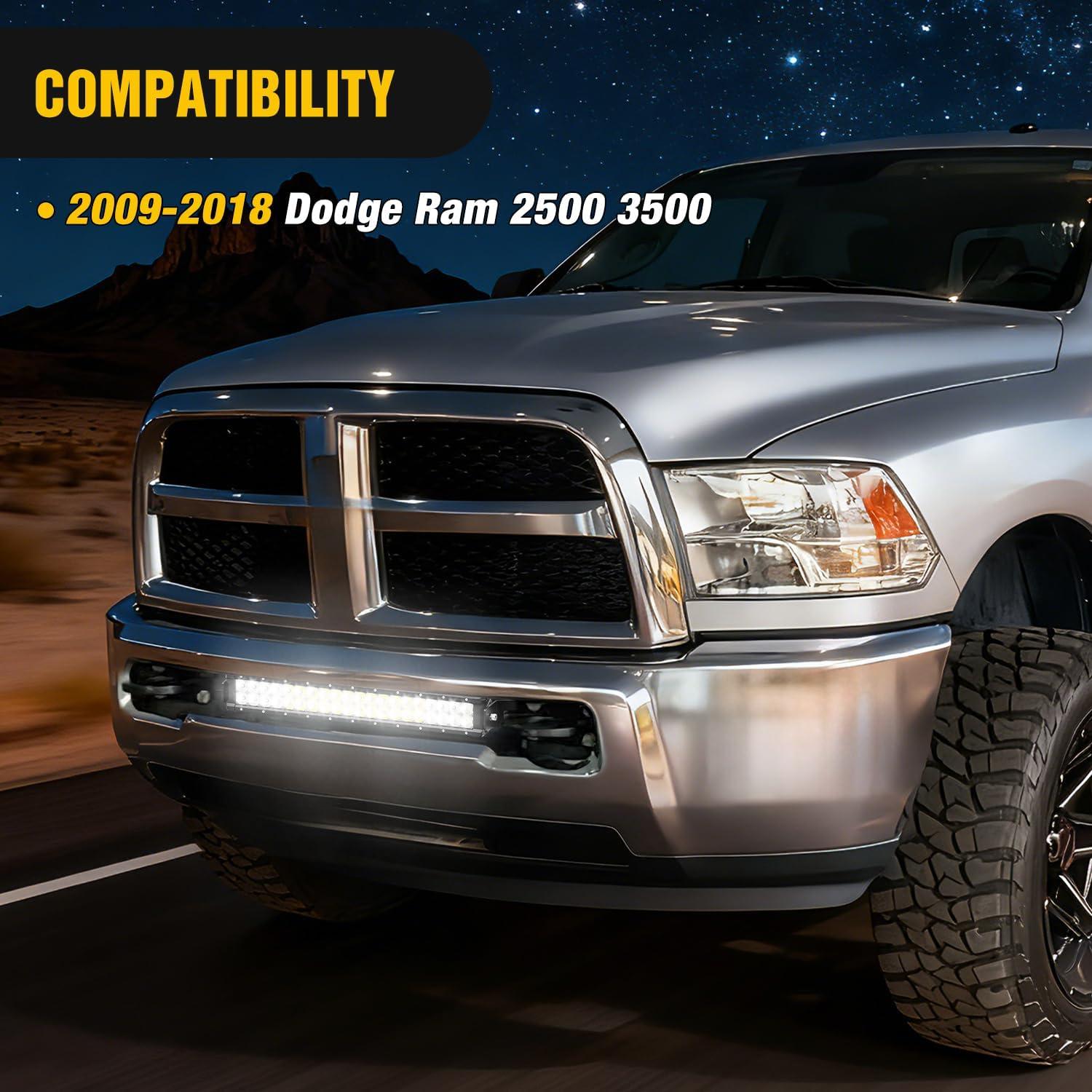 image:imageNilight Front Lower Hidden Bumper Mounting Brackets for 32inch Single Row LED Light Bar Compatible with 20152022 Chevy Colorado 4WD2WD 20152022 GMC Canyon 4WD2WDHidden Bumper BracketDodge Ram 20092018