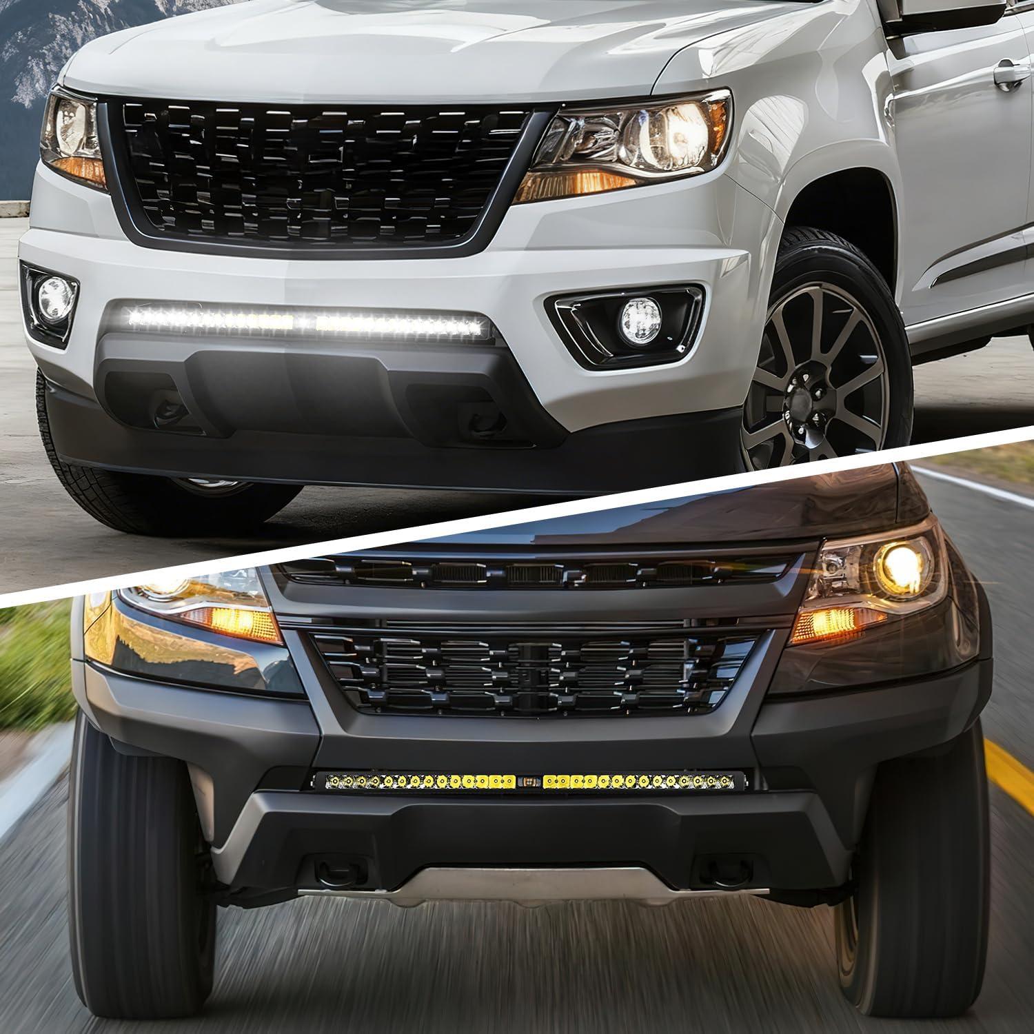 image:imageNilight Front Lower Hidden Bumper Mounting Brackets for 32inch Single Row LED Light Bar Compatible with 20152022 Chevy Colorado 4WD2WD 20152022 GMC Canyon 4WD2WDHidden Bumper BracketSilverado Canyon 20152022