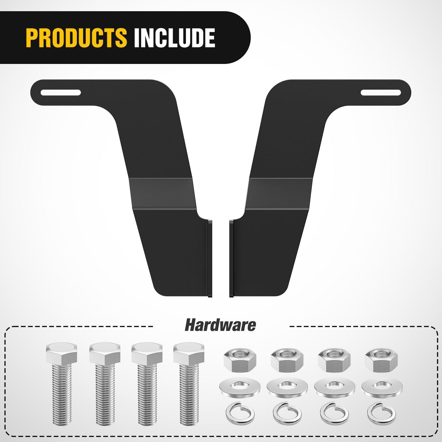 image:imageNilight Front Lower Hidden Bumper Mounting Brackets for 32inch Single Row LED Light Bar Compatible with 20152022 Chevy Colorado 4WD2WD 20152022 GMC Canyon 4WD2WDHidden Bumper BracketToyota Tacoma 20162023