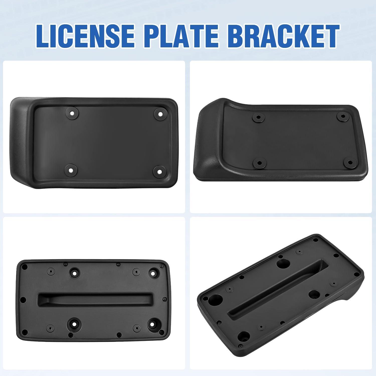 image:imageNilight Rear License Plate Frame Holder Bracket for 1997 1998 1999 2000 2001 2002 2003 2004 2005 2006 Jeep Wrangler TJ Accessories Replace 55174994 Plastic License Plate Mounting BlackJeep Wrangler TJ 19972006