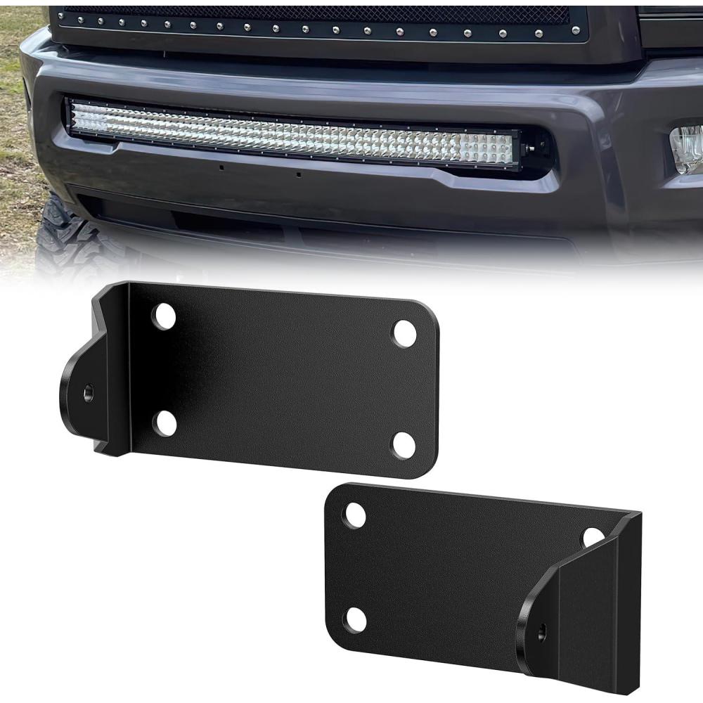 image:imageNilight Front Lower Hidden Bumper Mounting Brackets for 32inch Single Row LED Light Bar Compatible with 20152022 Chevy Colorado 4WD2WD 20152022 GMC Canyon 4WD2WDHidden Bumper BracketDodge Ram 20102020