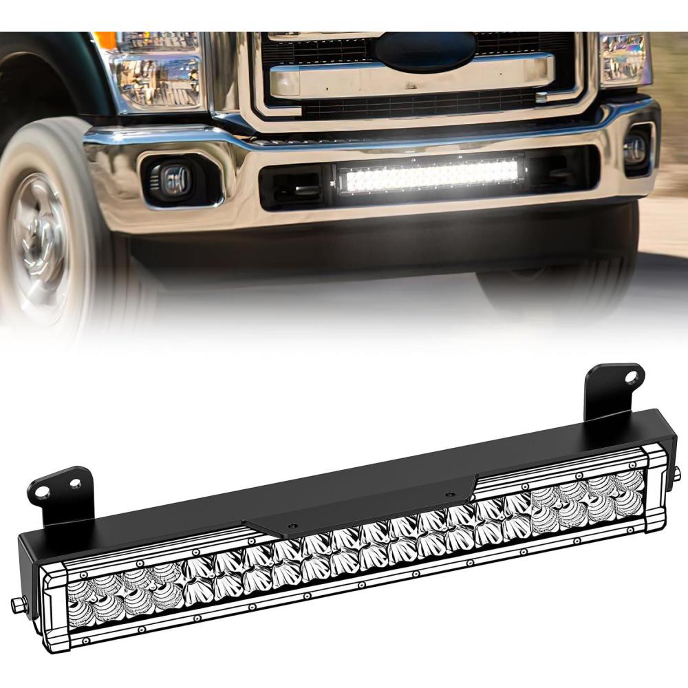 image:imageNilight Front Lower Hidden Bumper Mounting Brackets for 32inch Single Row LED Light Bar Compatible with 20152022 Chevy Colorado 4WD2WD 20152022 GMC Canyon 4WD2WDHidden Bumper BracketF250 F350 F450 20112026