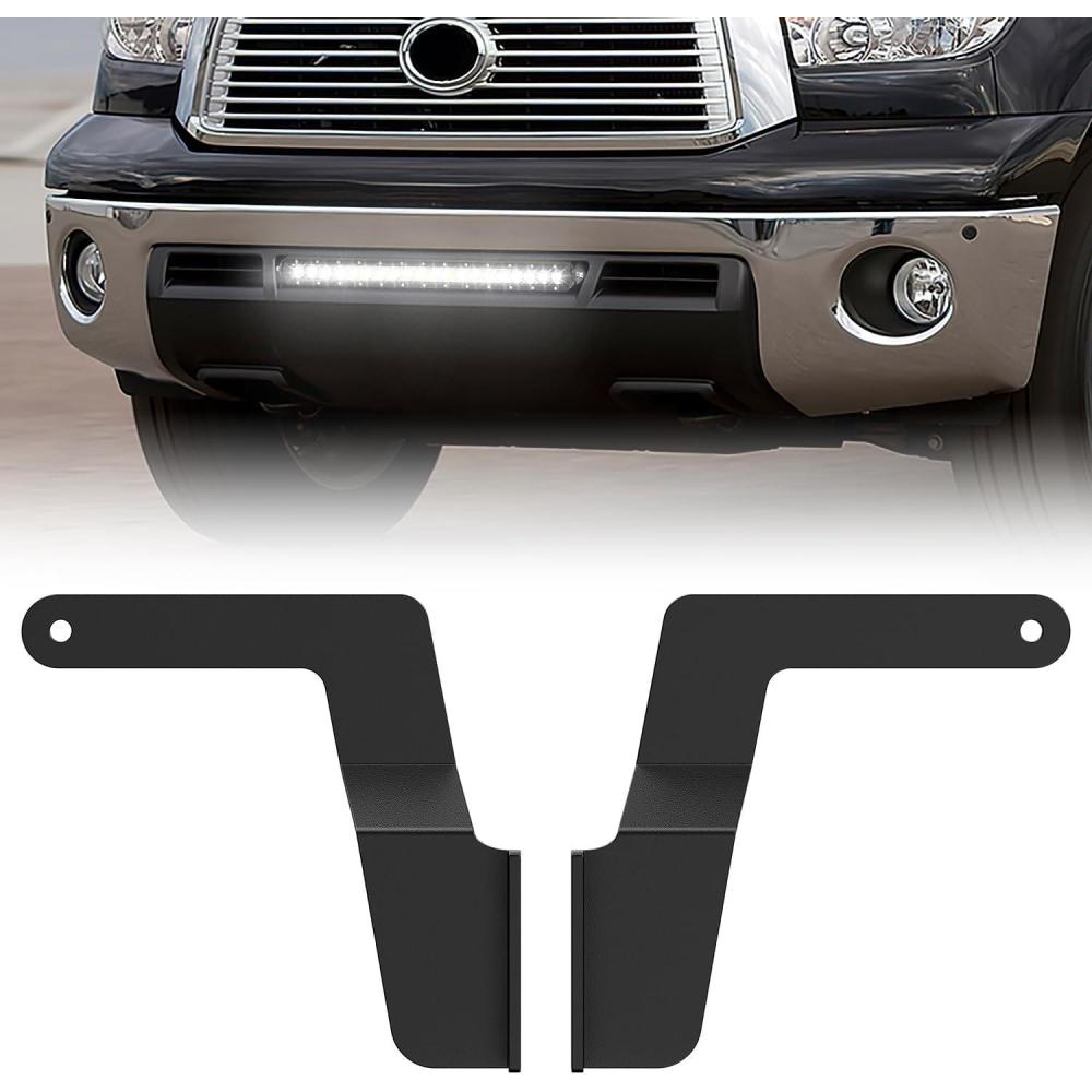 image:imageNilight Front Lower Hidden Bumper Mounting Brackets for 32inch Single Row LED Light Bar Compatible with 20152022 Chevy Colorado 4WD2WD 20152022 GMC Canyon 4WD2WDHidden Bumper BracketToyota Tundra 20072013