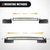 Nilight Front Lower Hidden Bumper Mounting Brackets for 32inch Single Row LED Light Bar Compatible with 2015-2022 Chevy Colorado 4WD/2WD 2015-2022 GMC Canyon 4WD/2WD(Hidden Bumper Bracket-Dodge Ram 2010-2020)